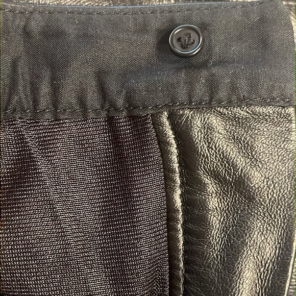 BCBG MAX AZRIA Bon Chic Bon Genre Leather Pants - Picture 14 of 14